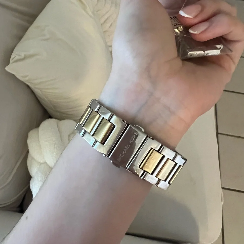Authentic Michael Kors Silver and Gold Women’s Watch - Picture 2 of 5